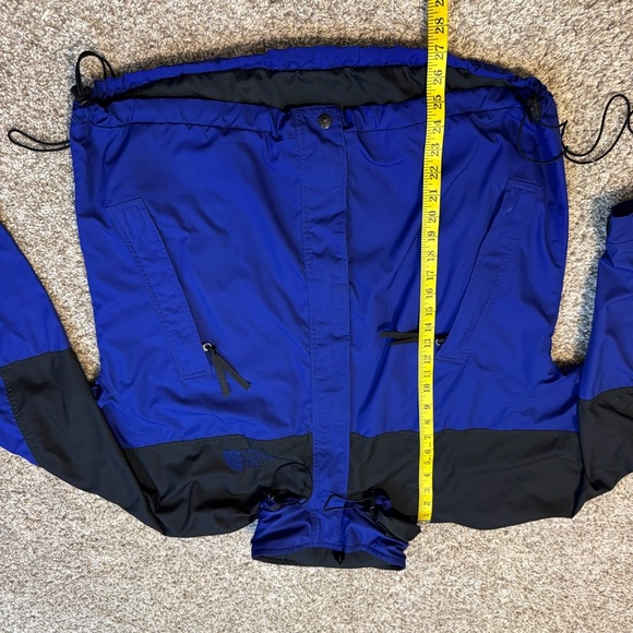 The North Face Jacket Mens Large Blue Black Hooded Full Zip Long Sleeve - Picture 5 of 13